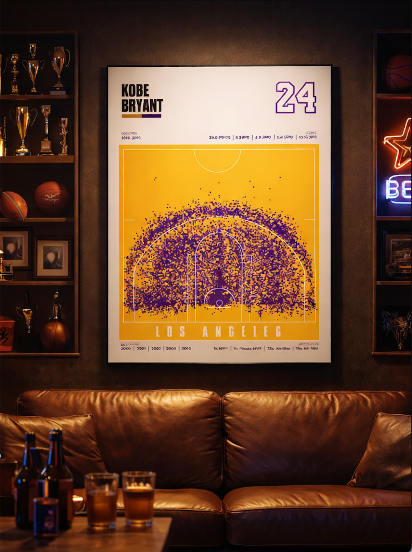 Kobe Bryant #24 Shot Chart